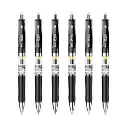 晨光(M&G)文具K35/0.7mm黑色中性笔 经典按动子弹头签字笔 学生/办公水笔 12支/盒AGPK3508