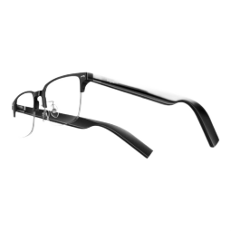 小米（MI）MIJIA智能音频眼镜悦享版  时尚百搭双重防漏音通话降噪蓝牙耳机眼镜无线非骨传导近视配镜 智能音频眼镜 悦享版 方形半框款