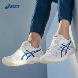 亚瑟士ASICS男鞋跑步鞋缓震透气跑鞋运动鞋GEL-CONTEND 4【YH】 白色/蓝色 40.5