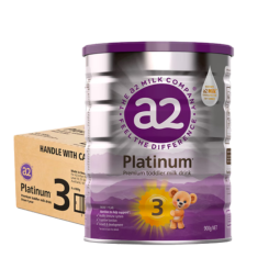 a2新西兰原装进口紫白金婴幼儿配方奶粉含天然A2蛋白 3段原封箱装 900g 6罐