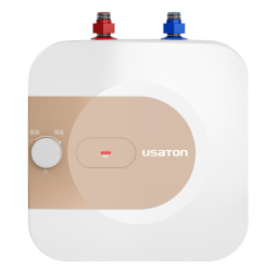 阿诗丹顿（USATON）6.6升小厨宝速热式厨房储水式电热水器迷你一级能效1500W上出水KX66-6J15S