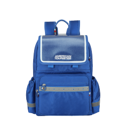 美旅箱包书包1-6年级小学生大容量双肩包儿童抗菌减负背包 NG3*001深蓝色