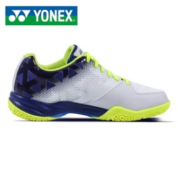 YONEX尤尼克斯 男女同款专业羽毛球鞋轻量透气缓震耐磨 SHB50EX 白蓝 42
