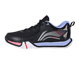 李宁（LI-NING） 新款李宁羽毛球鞋男女鞋贴地飞行MAX/SE透气减震运动鞋男女 贴地飞行二代lite AYTT003-1黑色 38码