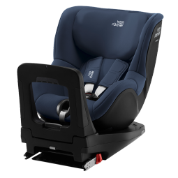 宝得适（BRITAX）宝宝儿童安全座椅0-4岁360度旋转汽车ISOFIX硬接口双面骑士PLUS i-Size极空蓝-正反各6档角度