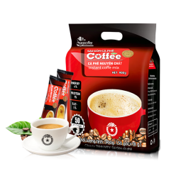 西贡（SAGOCOFFEE）越南进口三合一速溶咖啡炭烧原味即溶咖啡粉冲调饮品 原味咖啡900g (18g*50条)