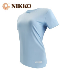 日高（NIKKO）新款户外速干t恤女短袖冰丝速干衣 夏季运动健身快干上衣薄 蓝色【女款】 S