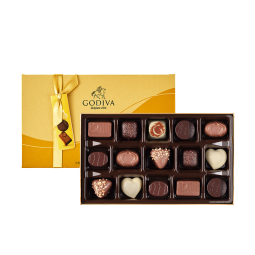 歌帝梵（GODIVA）巧克力礼盒金装比利时进口零食母亲520情人节生日礼物送女友老婆