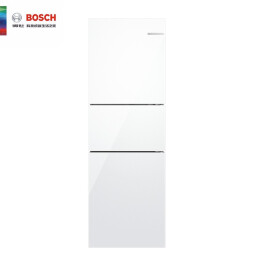 博世（BOSCH） 274升 三门冰箱小型电冰箱混冷无霜维他保鲜玻璃面板（白色）KKU28S20TI