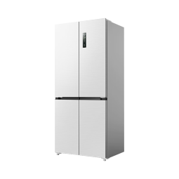 美菱（MeiLing）冰箱420升十字对开门四开门多门家用超薄零嵌入式大容量白色冰箱一级能效风冷无霜底部散热电冰箱 【无忧嵌】BCD-420WP9CZX雪域白