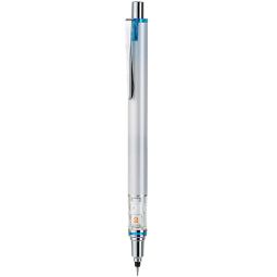 三菱（uni）KURUTOGA自动铅笔 0.5mm不断铅绘图学生考试活动铅笔M5-559 白色杆 单支装