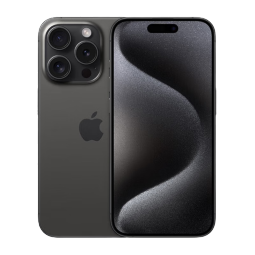 Apple【24期|免息套餐可选】苹果15pro A3104 iphone15pro 苹果手机apple 黑色钛金属 256GB 官方标配