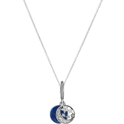 潘多拉（PANDORA）[520礼物]星海之辰项链套装蓝色珐琅工艺星空星月女 星海之辰 45cm