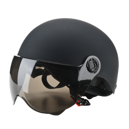永久（FOREVER）A类3C认证款头盔骑行电动车头盔安全帽四季通用轻便式头盔 黑色