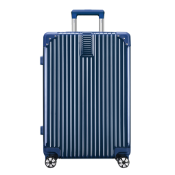 梵地亚行李箱男26英寸拉杆箱女大容量学生飞机旅行箱密码箱包皮箱子蓝