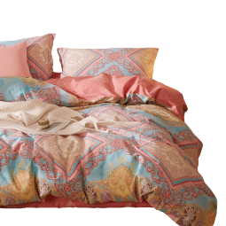 博洋家纺床上四件套纯棉被套床单100%棉套件ins风被罩床上用品1.8米床