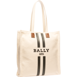巴利（BALLY）情人节礼物送女友赵露思同款织物手提单肩包条纹图案6302139