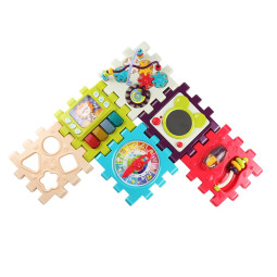 谷雨（GOODWAY）六面盒婴儿玩具儿童积木联想六面体拼装多面体男女孩宝宝玩具 3850A 联想六面体（新配色）
