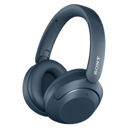 索尼（SONY） 无线蓝牙耳机智能降噪头戴式重低音耳麦 WH-XB910N 蓝色