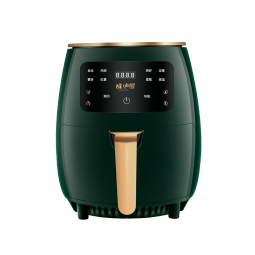 酷迪熊空气炸锅 家用触屏4.5L大容量薯条机 低油低脂 智能全自动多功能炸锅 绿色4.5L