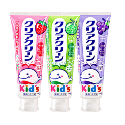 花王（KAO）儿童牙膏防蛀含氟3-6-12岁宝宝牙膏天然木糖醇（3支装）原装进口