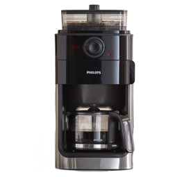 飞利浦（PHILIPS）美式咖啡机全自动家用研磨一体 智能控温 豆粉两用 自动磨豆  自动清洗 小型咖啡壶送礼推荐HD7761