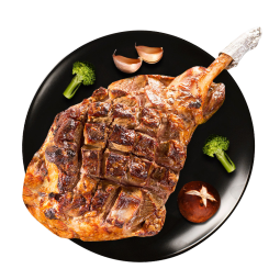 鲜京采新西兰原切去骨羊后腿肉2kg 京东自有品牌 进口羊肉 烧烤炖煮食材