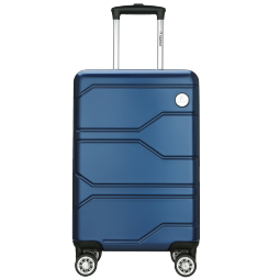 Diplomat外交官商务万向轮拉杆箱旅行箱TSA密码箱行李箱TC-6902蓝色20英寸
