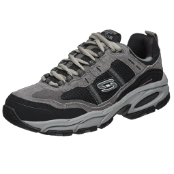 斯凯奇（Skechers）男鞋夏季复古老爹鞋运动鞋户外鞋子厚底增高休闲鞋51241 51241-炭灰色/黑色/CCBK 41.5