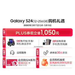 三星（SAMSUNG）Galaxy S24 Al手机 【价保618】同声翻译 智能办公修图 拍照手机 12GB+256GB 水墨黑 5G 游戏手机
