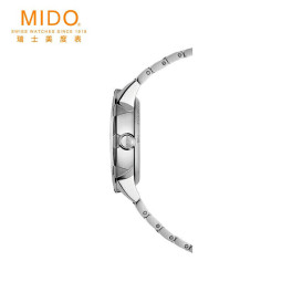 美度（MIDO）瑞士手表 花淅系列 长动能 时尚优雅 自动机械钢带女士腕表 送母亲