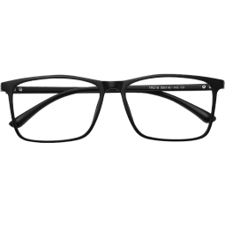 目匠全框近视男女款 防辐射眼镜框商务TR眼镜架专用 6615 亮黑-6615 防蓝光配镜（1.74防蓝光镜片）