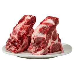 百里炙国产原切牛脊骨1000g/袋 牛蝎子带肉牛骨炖汤煲汤食材牛肉生鲜 原切牛脊骨1kg（含肉率20%）