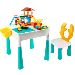 奥迪双钻（AULDEY）维思积木多功能积木桌学习桌儿童玩具3-6岁儿童节礼物HA391006-JD