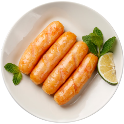 万景 鲜虾肉肠250g（5根）虾含量≥80% 烤肠香肠空气炸锅烧烤食材