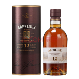 亚伯乐（Aberlour）12年 双桶陈酿 单一麦芽威士忌 700mL 进口洋酒