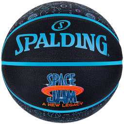 斯伯丁空中大灌篮联名款篮球7号橡胶材质室内外通用青少年七号篮球