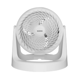 爱丽思（IRIS）日本爱丽思空气循环扇家用轻音风扇遥控电风扇台扇自动摇头冷风扇小型空调扇 HE15白色【左右固定】