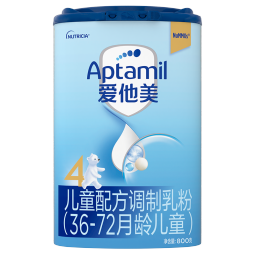 爱他美（Aptamil）儿童奶粉配方调制乳粉全面营养（36–72月龄   4段） 800g