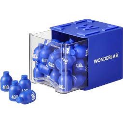 万益蓝WonderLab 小蓝瓶益生菌 成人儿童孕妇肠胃益生菌冻干粉 高活性益生菌40瓶3.0