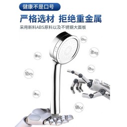 九牧（JOMOO）淋浴花洒喷头卫浴增压花洒喷头加压洗澡喷头沐浴花洒蓬蓬头 增压花洒喷头S130011