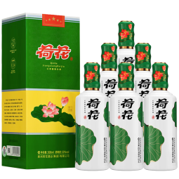 荷花一品荷花 酱香型白酒53度500ml*6瓶 整箱装 大曲坤沙 纯粮酿造