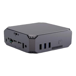 火影AM02 商务游戏办公电脑台式迷你主机12代英特尔N100 mini主机 软路由 2.5G 双网口 T1/12代N100准系统（无内存固态）