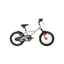 迪卡侬儿童自行车HYC500初学者刹车钢制降低式车架幼儿车铃 16寸英勇战车（无辅助轮需另外购买）