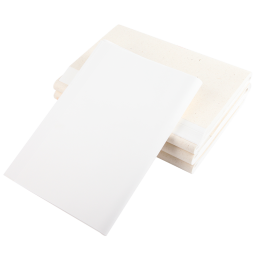 御宝阁宣纸100张初学者生宣半生半熟文房四宝套装毛笔工笔画国画专用作品练习纸毛边纸四尺六尺书法创作纸 四尺四开【34*69cm100张】 半生熟（书法练习创作、