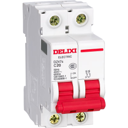 德力西电气空开微型断路器空气开关家用DZ47s 2P 20A