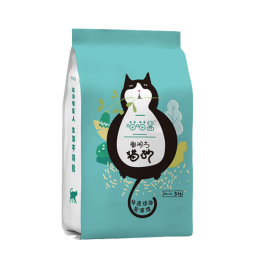 喵喵酱猫砂 猫砂膨润土猫砂 低尘猫沙宠物用品 结团大小颗粒混合大包装 原味5kg