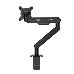 AOC 显示器支架 桌面升降显示器支架臂 旋转电脑架 屏幕支架 居家办公电脑支架 AM500PLUS（黑色）