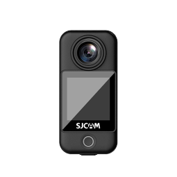 SJCAM速影 C300运动相机手持 夜拍 360穿戴式拇指相机 摩托车自行车骑行记录仪 vlog 钓鱼预录户外直播 曜石黑 C300续航版 续航 5-6小时 