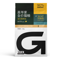 高爷家全价猫粮 冻干生骨肉无谷猫粮 成猫幼猫益生菌猫粮 2.0-益生菌猫粮6kg